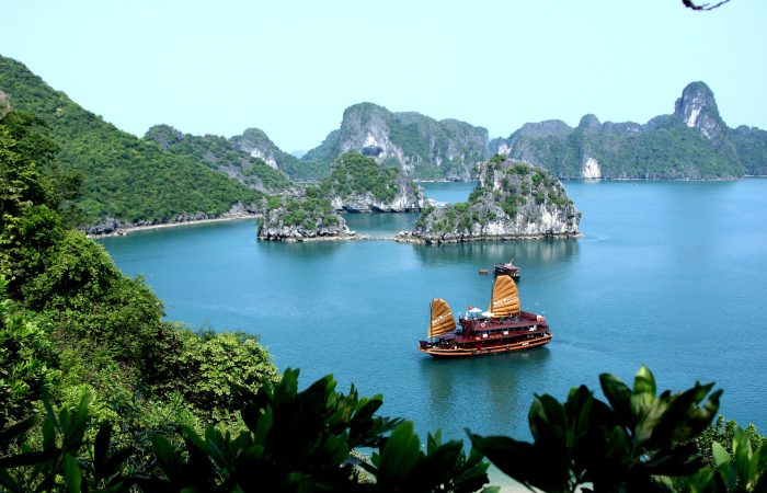 Asia Cruise Junk in Halong bay