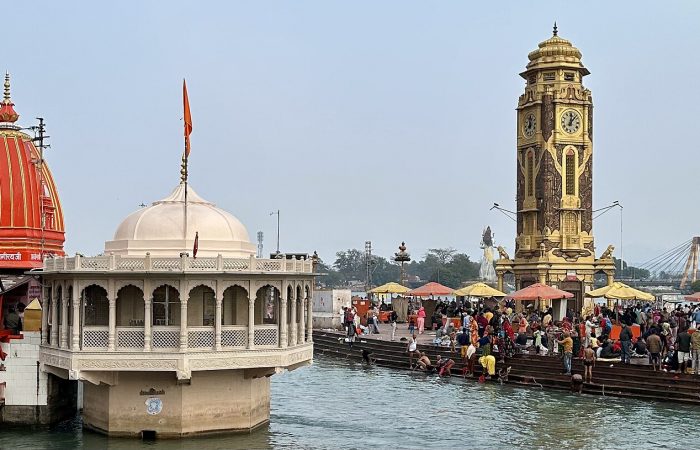 Har Ki Pauri and Clock Tower of Haridwar