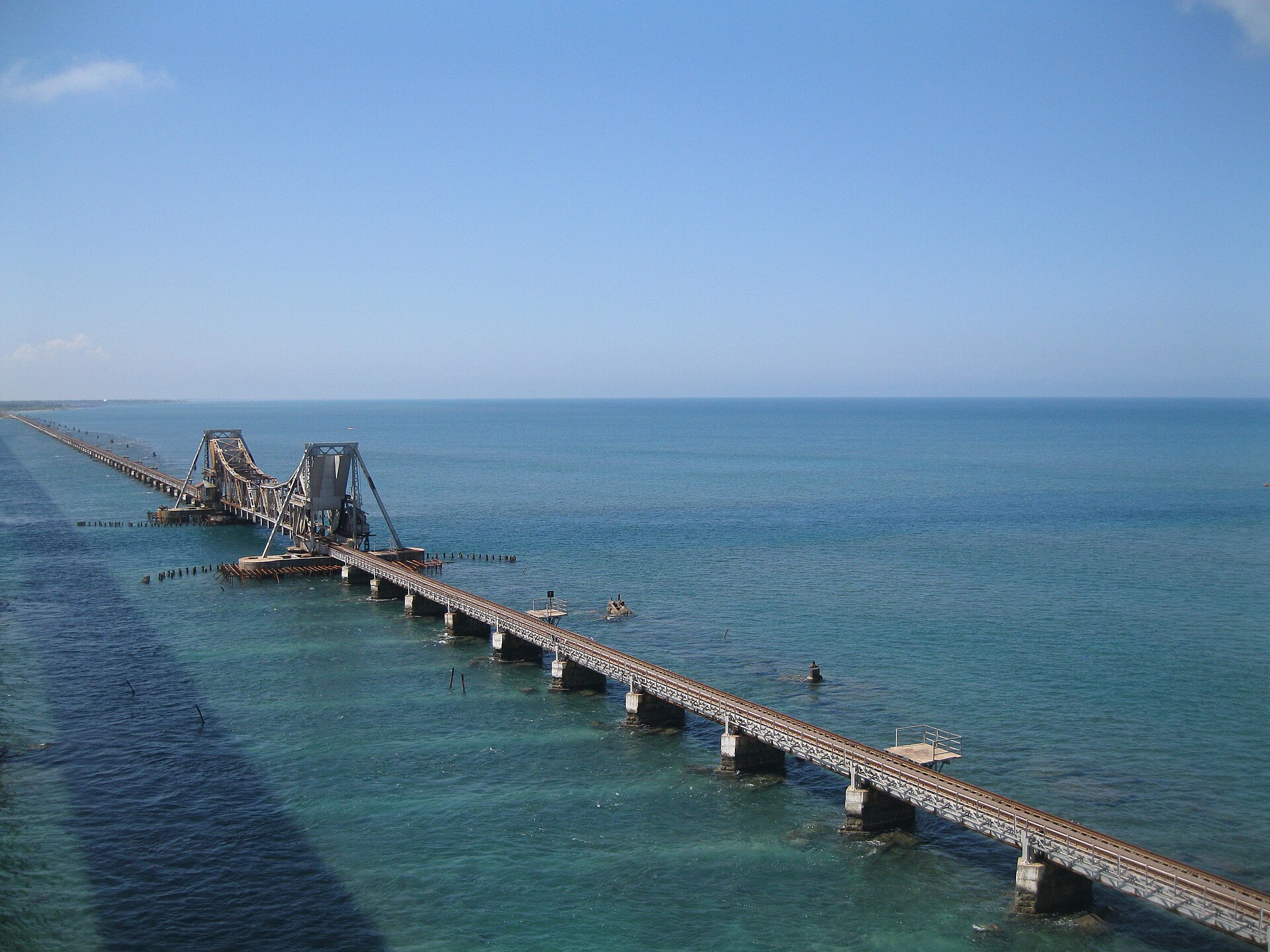 Pamban bridge near rameshwaram