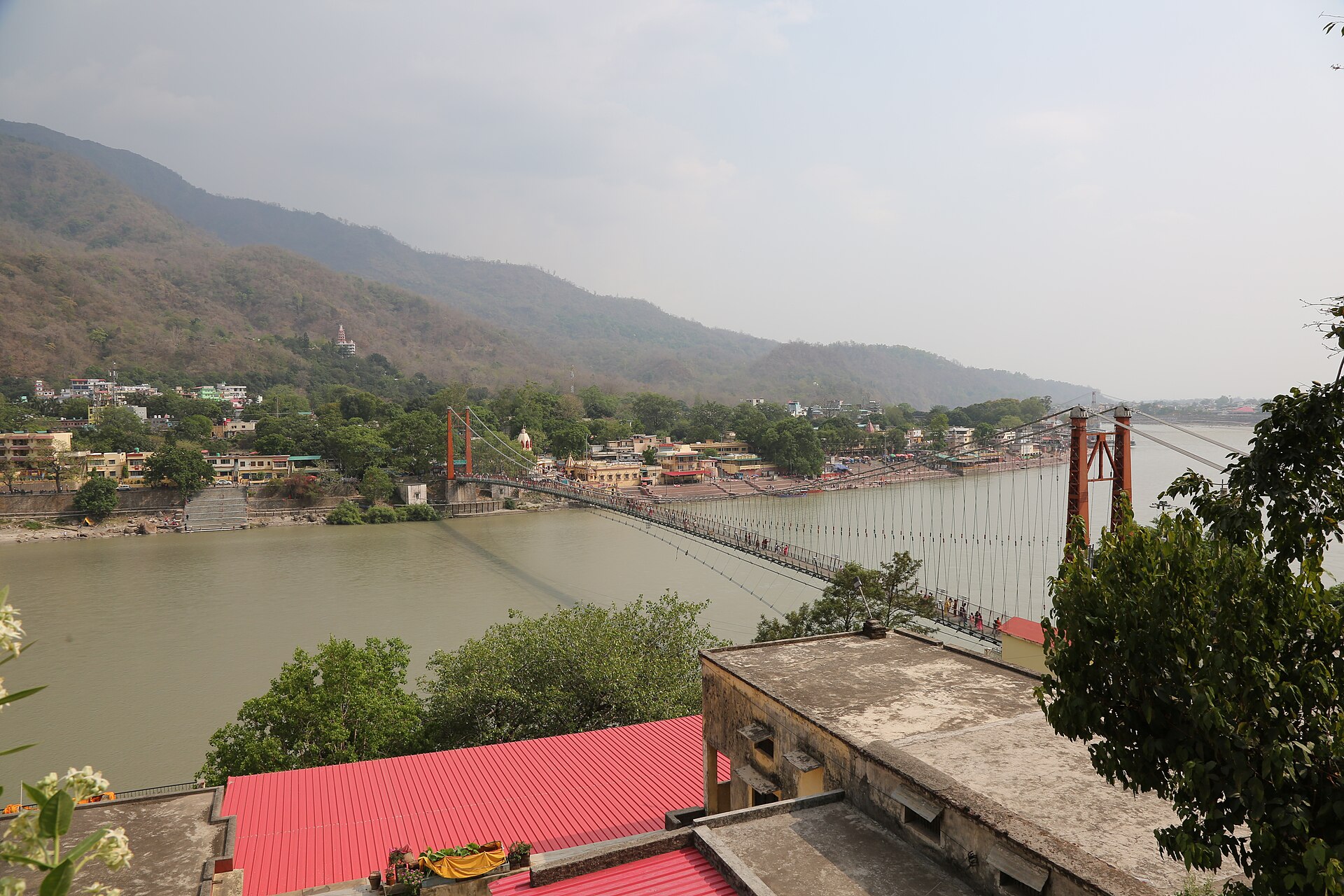 Ram Jhula footbridge - Rishikesh