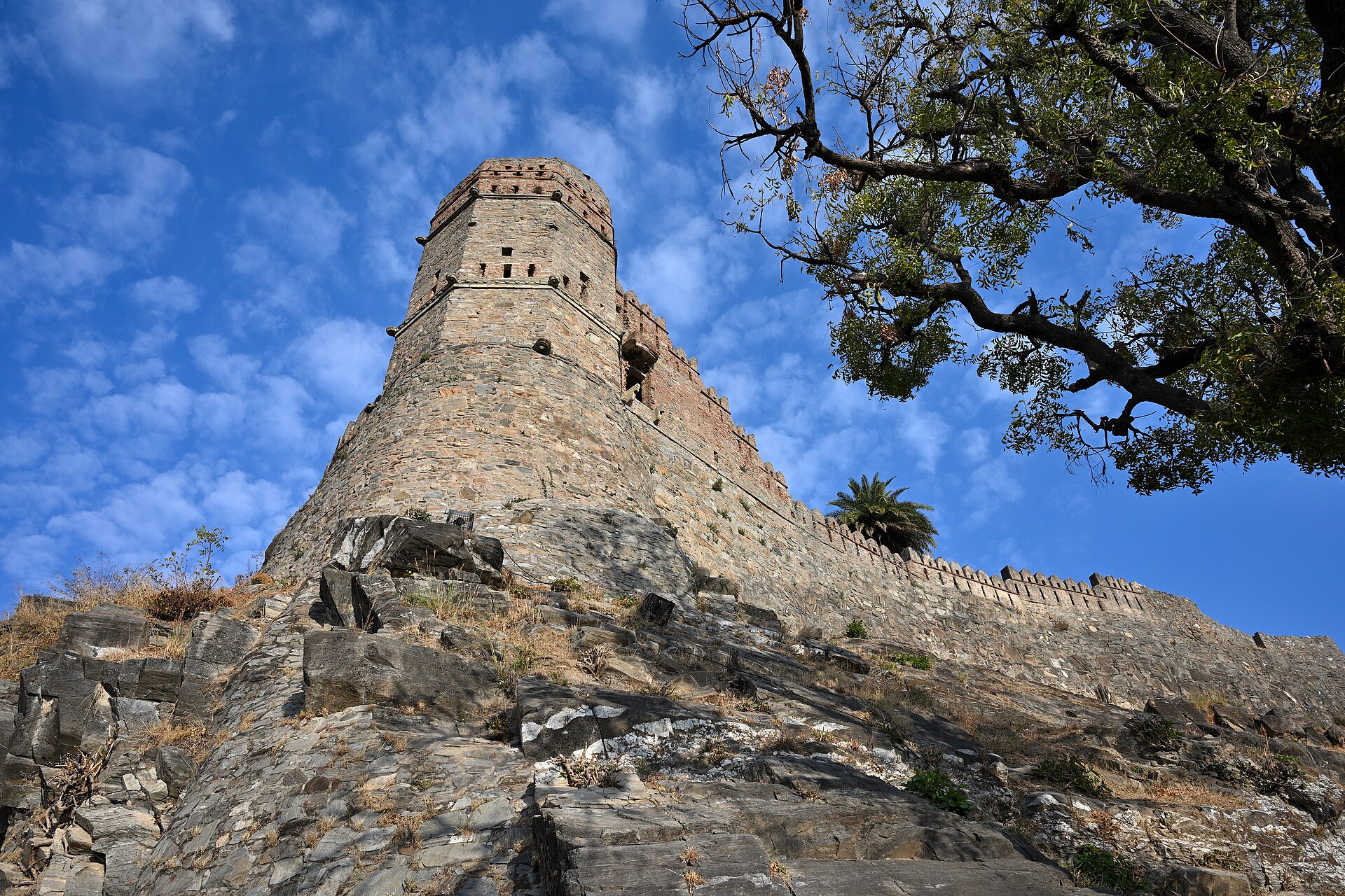 The bastion with the fortification wall