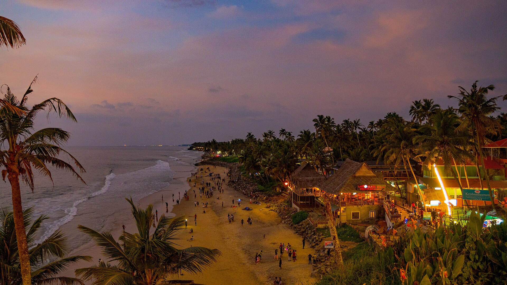 Varkala Cliff by KS